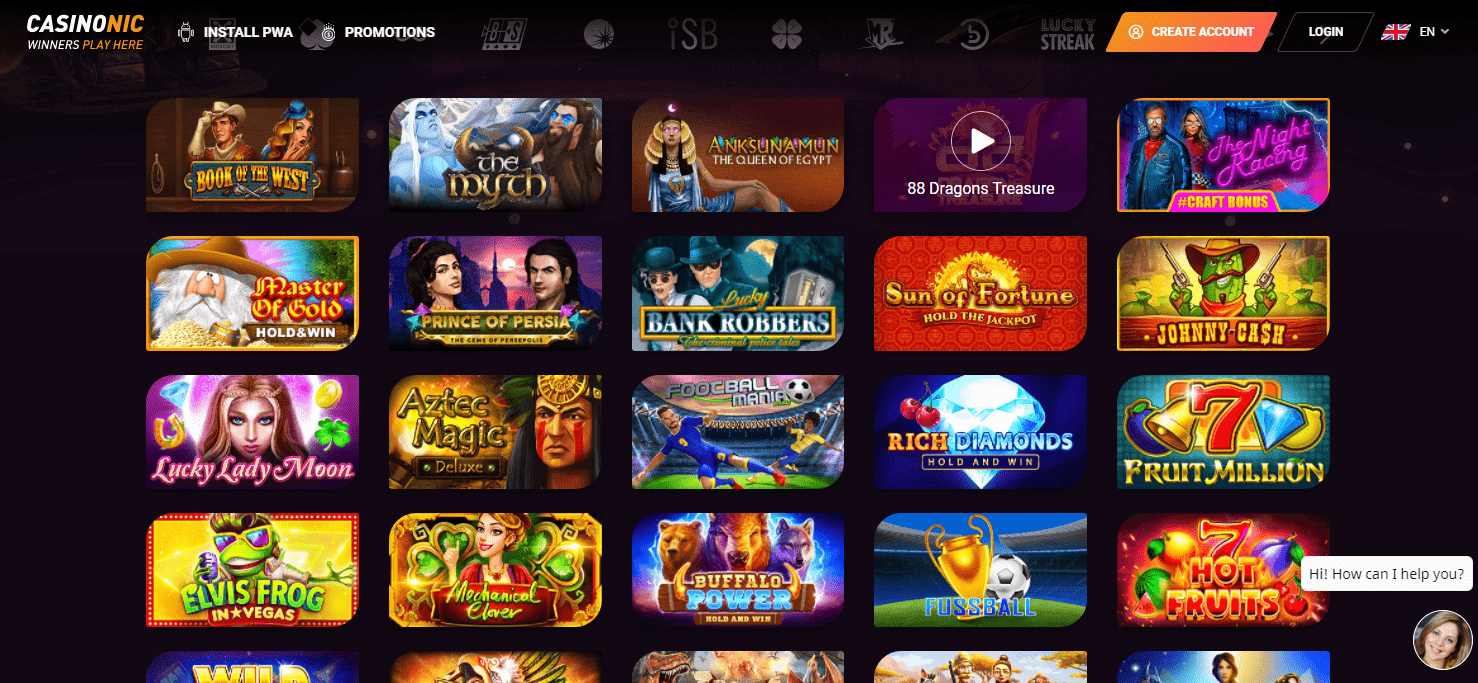 Casinonic online casino