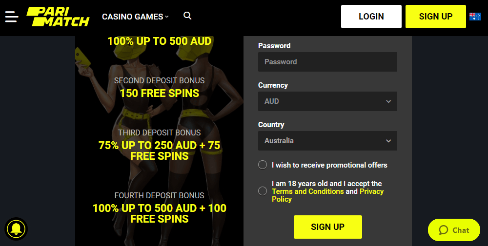 Parimatch Casino Online